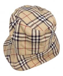 BURBERRY BLUE LABEL（バーバリー ブルー レーベル）の古着「ノバチェックバケットハット」｜ベージュ