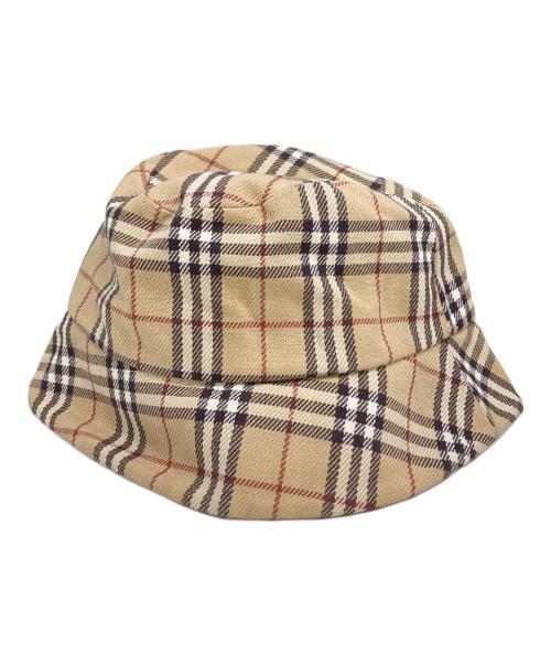 BURBERRY BLUE LABEL（バーバリー ブルー レーベル）BURBERRY BLUE LABEL (バーバリー ブルー レーベル) ノバチェックバケットハット ベージュの古着・服飾アイテム