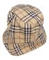 BURBERRY BLUE LABEL（バーバリー ブルー レーベル）の古着「ノバチェックバケットハット」｜ベージュ