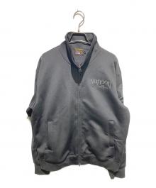 VANSON（バンソン）の古着「ボーンプリントトラックジャケット」｜ブラック