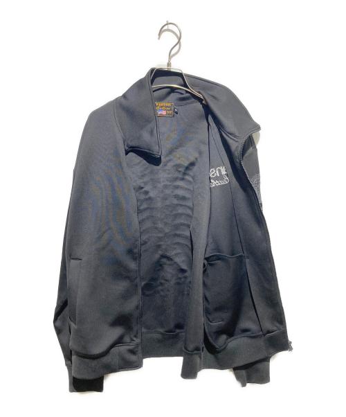VANSON（バンソン）VANSON (バンソン) ボーンプリントトラックジャケット ブラック サイズ:XLの古着・服飾アイテム