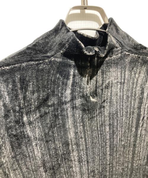 DIESEL（ディーゼル）DIESEL (ディーゼル) ロゴ刺繍ハイネックカットソー/Shirt T-SLIMY TOP ブラック サイズ:L 未使用品の古着・服飾アイテム
