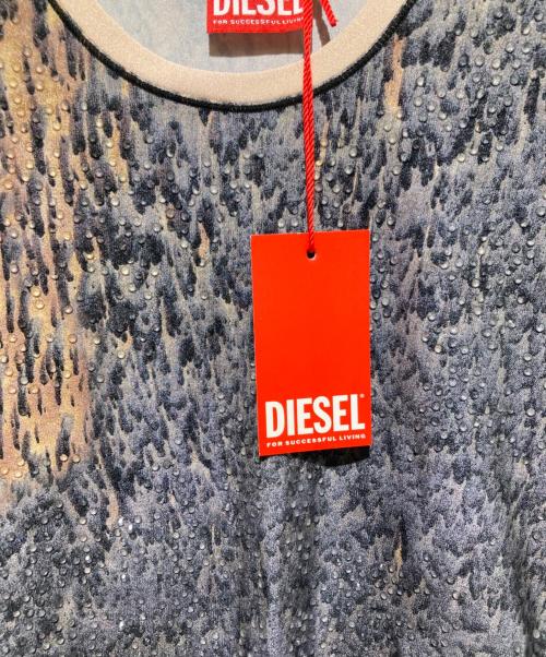 DIESEL（ディーゼル）DIESEL (ディーゼル) T-CUTIE-LS damski/カットソー グレー サイズ:L 未使用品の古着・服飾アイテム