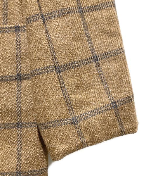 SHIPS（シップス）SHIPS (シップス) LORO PIANA (ロロピアーナ) 3Bチェックテーラードジャケット ベージュ サイズ:44の古着・服飾アイテム