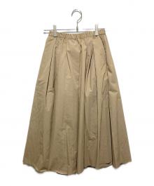 Plage（プラージュ）の古着「24AW/typewriter cropped スカート」｜ベージュ