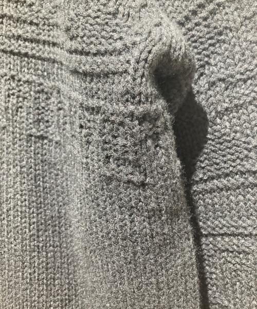 s'yte（サイト）s'yte (サイト) BULKY WOOL LYNX PULLOVER KNIT ブラック サイズ:3の古着・服飾アイテム