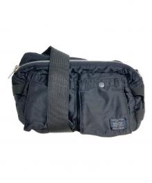 PORTER（ポーター）の古着「タンカーウエストバッグ」｜ブラック