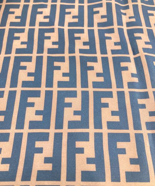 FENDI（フェンディ）FENDI (フェンディ) ズッカ柄スカーフ ブラック×ブラウンの古着・服飾アイテム