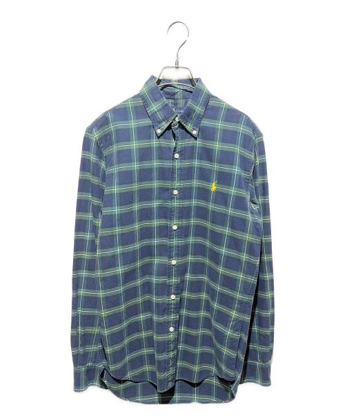 RALPH LAUREN（ラルフローレン）RALPH LAUREN (ラルフローレン) チェックシャツ グリーン サイズ:Ｌの古着・服飾アイテム