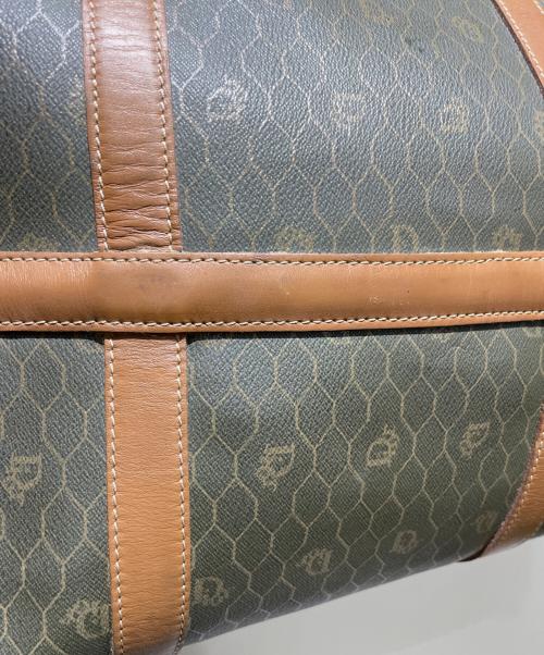 Christian Dior（クリスチャン ディオール）Christian Dior (クリスチャン ディオール) 【OLD】ハニカム柄ボストンバッグ グレーの古着・服飾アイテム