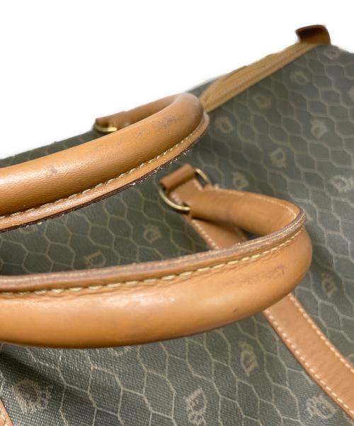 Christian Dior（クリスチャン ディオール）Christian Dior (クリスチャン ディオール) 【OLD】ハニカム柄ボストンバッグ グレーの古着・服飾アイテム