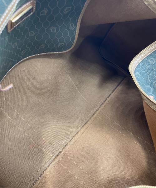 Christian Dior（クリスチャン ディオール）Christian Dior (クリスチャン ディオール) 【OLD】ハニカム柄ボストンバッグ グレーの古着・服飾アイテム