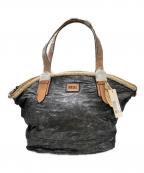 DIESELディーゼル）の古着「ポーチ付きトートバッグ」｜ブラック