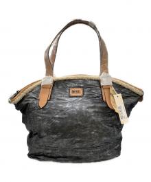 DIESEL（ディーゼル）の古着「ポーチ付きトートバッグ」｜ブラック