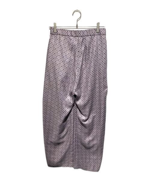 6(ROKU) BEAUTY&YOUTH（ロク ビューティーアンドユース）6(ROKU) BEAUTY&YOUTH (ロク ビューティーアンドユース) SQUARE LINE PANTS/パンツ パープル サイズ:34 未使用品の古着・服飾アイテム
