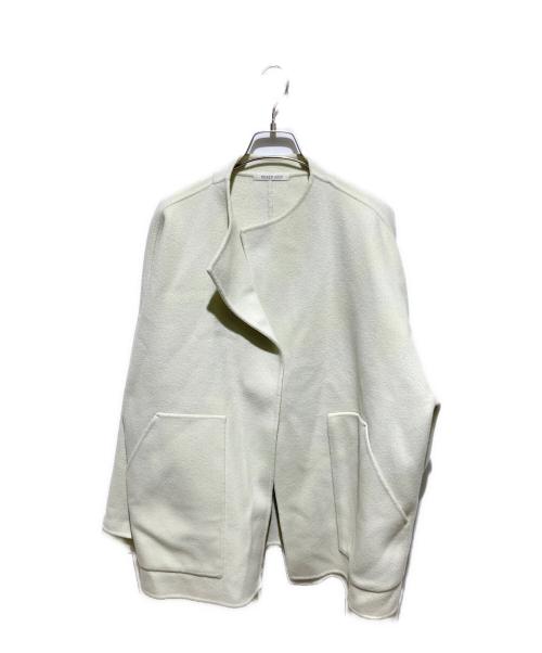 house of lotus（ハウスオブロータス）HOUSE OF LOTUS (ハウスオブロータス) ウールリバーショートコート アイボリー サイズ:Mの古着・服飾アイテム