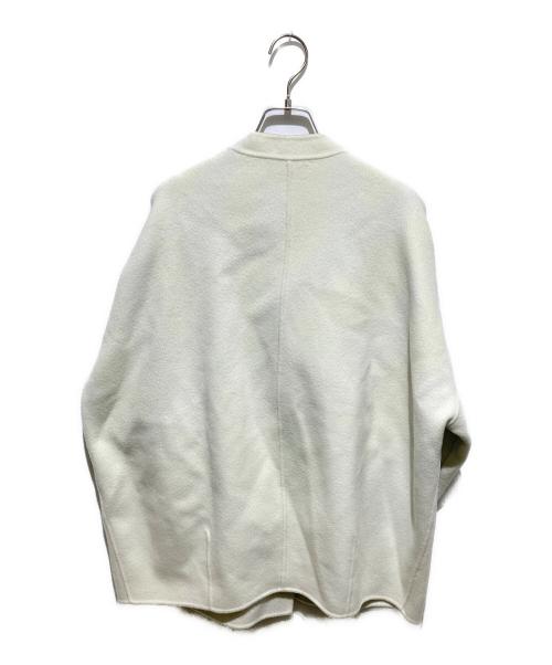 house of lotus（ハウスオブロータス）HOUSE OF LOTUS (ハウスオブロータス) ウールリバーショートコート アイボリー サイズ:Mの古着・服飾アイテム