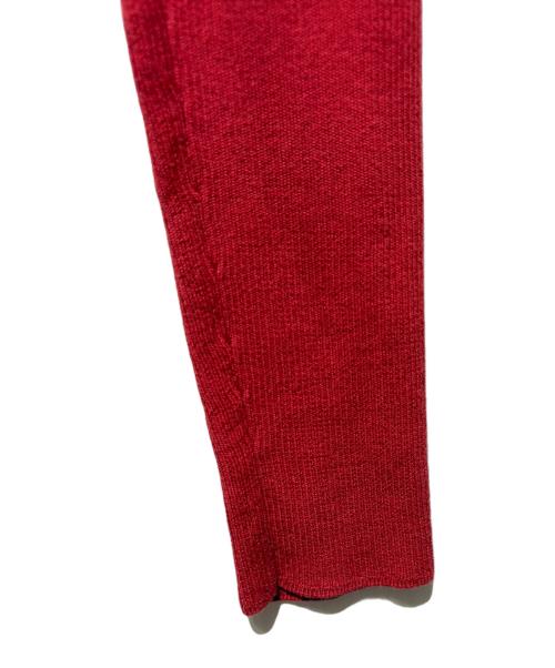 IENA（イエナ）IENA (イエナ) 2*1リブショートカーディガン レッド サイズ:FREEの古着・服飾アイテム