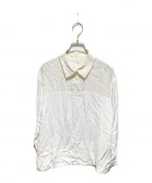 LIMI feu（リミフゥ）の古着「切替レーヨンシャツ」｜ホワイト