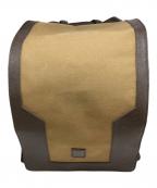 dunhillダンヒル）の古着「フラップバックパック」｜ベージュ