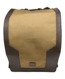 dunhill（ダンヒル）の古着「フラップバックパック」｜ベージュ