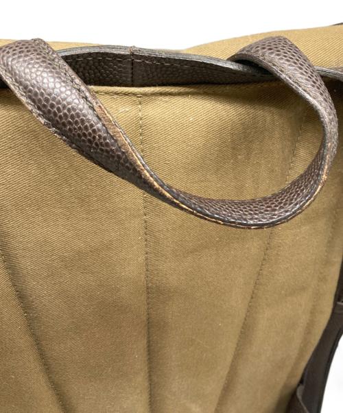 dunhill（ダンヒル）dunhill (ダンヒル) フラップバックパック ベージュの古着・服飾アイテム