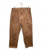 BOOTLEGGERSブートレガーズ）の古着「ダブルニーパンツ/DERRICKMAN」｜ブラウン
