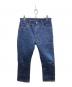 DENIME（ドゥニーム）の古着「オフセット デニムパンツ/220」｜インディゴ