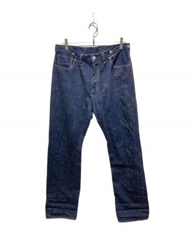 ティージービージーンズ TCB jeans ボタンフライ ストレート デニム パンツ インディゴブルー系 34【中古】 中古・古着通販】TCB JEANS (ティーシービー ジーンズ) デニムパンツ