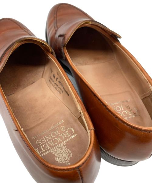 Crockett & Jones（クロケット＆ジョーンズ）Crockett & Jones (クロケット＆ジョーンズ) バタフライローファー/ SELBY 20156 ブラウン サイズ:8 1/2 Eの古着・服飾アイテム