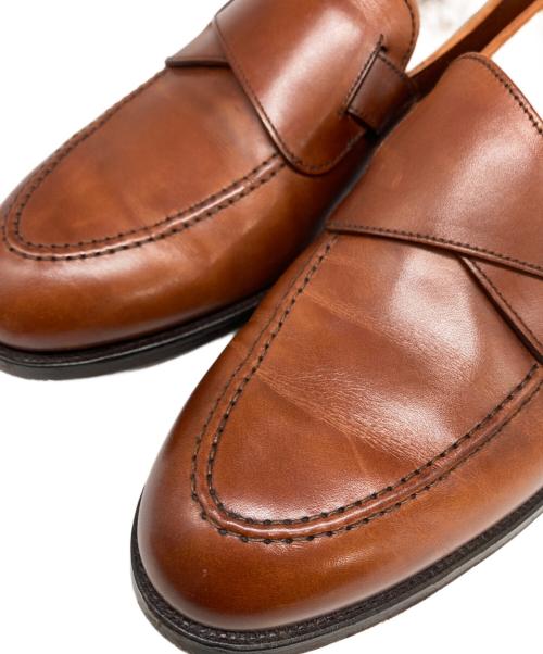Crockett & Jones（クロケット＆ジョーンズ）Crockett & Jones (クロケット＆ジョーンズ) バタフライローファー/ SELBY 20156 ブラウン サイズ:8 1/2 Eの古着・服飾アイテム
