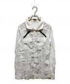 L.G.Bルグランブルー）の古着「シワ加工カットオフシャツ SHIRT-G CLASSIC」｜ホワイト