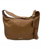 COACHコーチ）の古着「ホーボーバッグ」｜ベージュ
