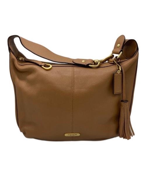 COACH（コーチ）COACH (コーチ) ホーボーバッグ ベージュの古着・服飾アイテム