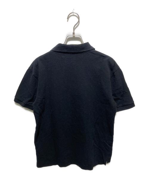 PLAY COMME des GARCONS（プレイコムデギャルソン）PLAY COMME des GARCONS (プレイコムデギャルソン) Invader AD2022/11 鹿の子ポロシャツ ブラック サイズ:Ｌの古着・服飾アイテム