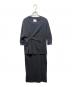 MARW UNITED ARROWS（マルゥ ユナイテッドアローズ）の古着「アシンメトリーワンピース」｜ブラック