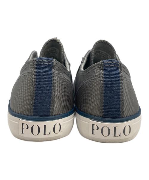 POLO RALPH LAUREN（ポロ・ラルフローレン）POLO RALPH LAUREN (ポロ・ラルフローレン) スリッポン グレー サイズ:23.5cmの古着・服飾アイテム
