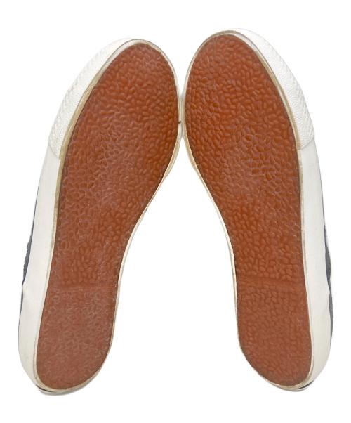 POLO RALPH LAUREN（ポロ・ラルフローレン）POLO RALPH LAUREN (ポロ・ラルフローレン) スリッポン グレー サイズ:23.5cmの古着・服飾アイテム