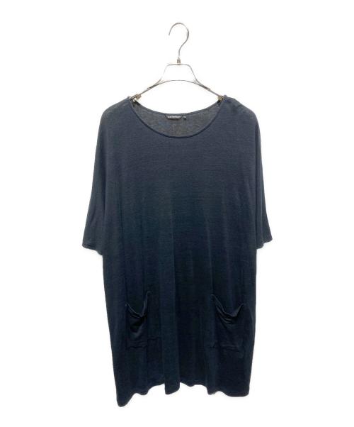 marimekko（マリメッコ）marimekko (マリメッコ) リネンワンピース ブラック サイズ:Sの古着・服飾アイテム