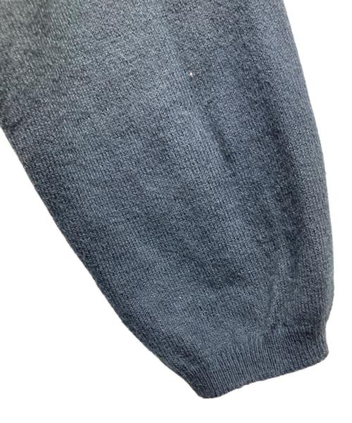 JIL SANDER（ジルサンダー）JIL SANDER (ジルサンダー) イタリア製 Vネックコットンニット ブラック サイズ:34の古着・服飾アイテム