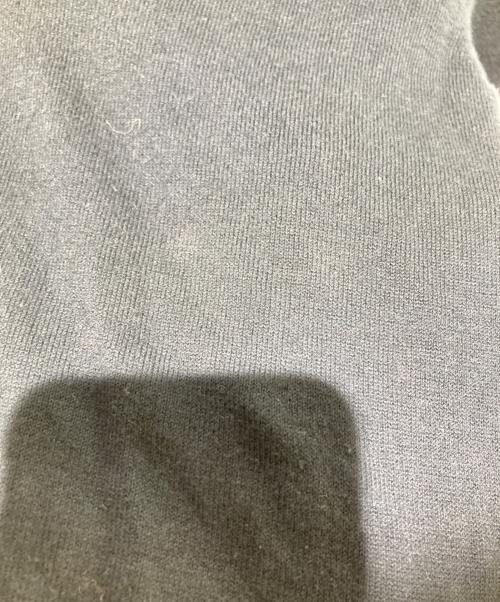 JIL SANDER（ジルサンダー）JIL SANDER (ジルサンダー) イタリア製 Vネックコットンニット ブラック サイズ:34の古着・服飾アイテム