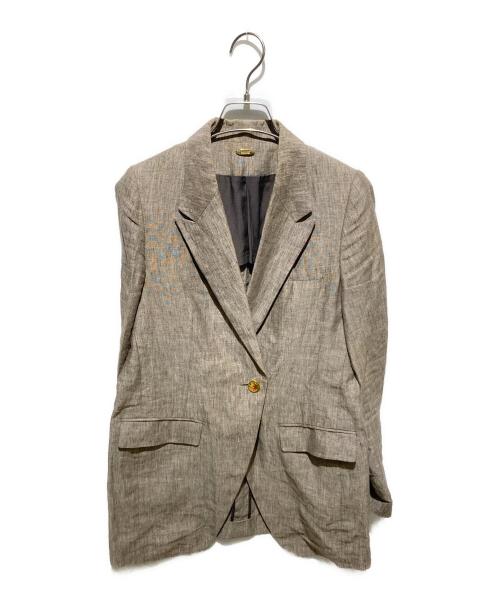 MUSE（ミューズ）MUSE (ミューズ) リネン OXジャケット ベージュ サイズ:36の古着・服飾アイテム