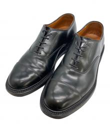 Alden×SHIPS（オールデン×シップス）の古着「別注9225Yコードバンキャップトゥレザーシューズ/ストレートチップシューズ」｜ブラック