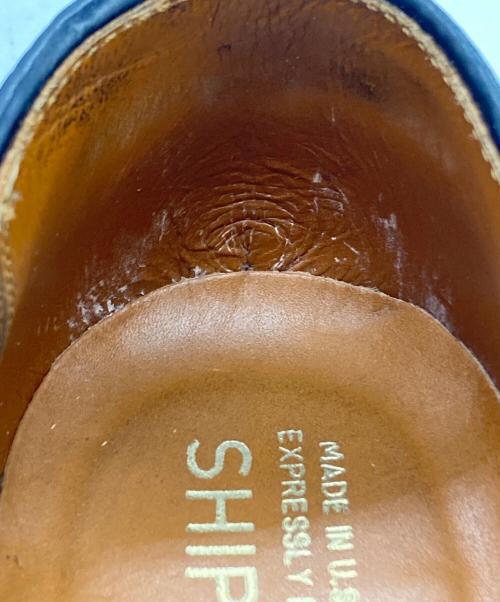 Alden（オールデン）Alden (オールデン) SHIPS (シップス) 別注9225Yコードバンキャップトゥレザーシューズ/ストレートチップシューズ ブラック サイズ:8Dの古着・服飾アイテム