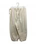 Curensology (カレンソロジー) コットンツイルドロストパンツ アイボリー サイズ:FREE 未使用品：15000円