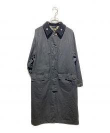 Barbour×HOUSE OF HACKNEY（バブアー×ハウス オブ ハックニー）の古着「別注裏テキスタイルオイルドコート」｜ブラック