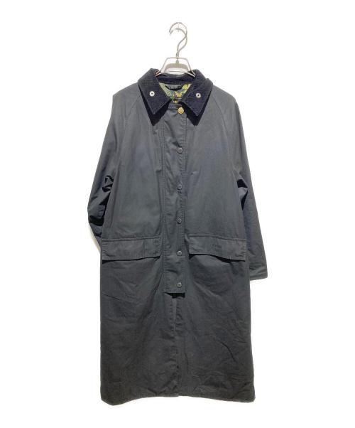 Barbour（バブアー）Barbour (バブアー) house of hackney (ハウス オブ ハックニー) 別注裏テキスタイルオイルドコート ブラック サイズ:UK8の古着・服飾アイテム