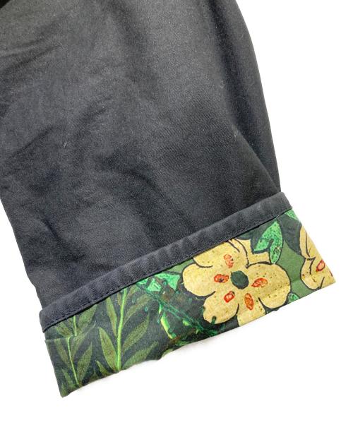 Barbour（バブアー）Barbour (バブアー) house of hackney (ハウス オブ ハックニー) 別注裏テキスタイルオイルドコート ブラック サイズ:UK8の古着・服飾アイテム