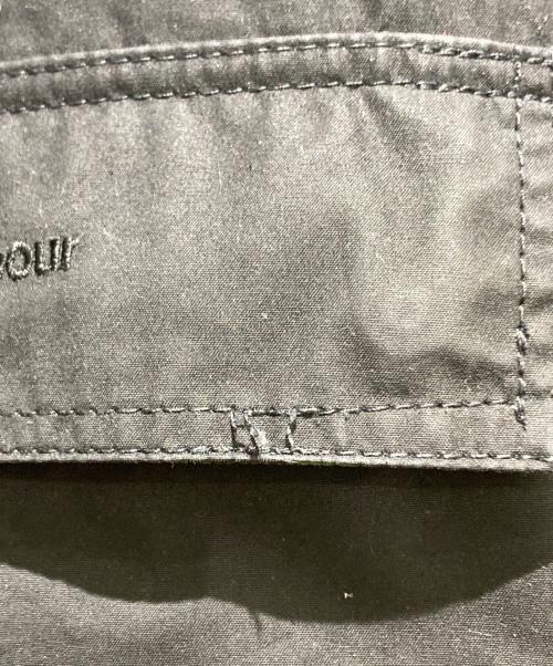 Barbour（バブアー）Barbour (バブアー) house of hackney (ハウス オブ ハックニー) 別注裏テキスタイルオイルドコート ブラック サイズ:UK8の古着・服飾アイテム