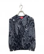 SUPREMEシュプリーム）の古着「24SS Printed Paisley Sweater」｜ホワイト×ブラック